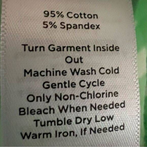 NWT Talbots Pima Cotton Bateau Neck Tee Green Gingham Sz Petite //Quarter Sleeve - Picture 11 of 12